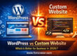 WordPress vs custom website