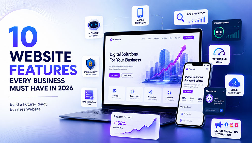 10 Website Features Every Business Must Have in 2026